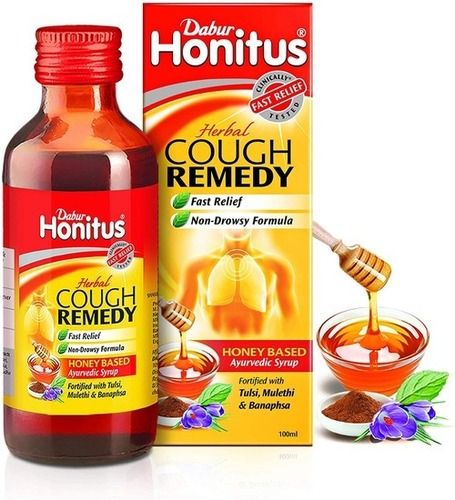 100 Ml Dabur Herbal Honitus Cough Remedy Syrup