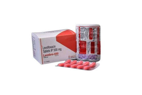 500 Mg Levofloxacin Tablets, 10X10 Tablets Strips Pack General Medicines