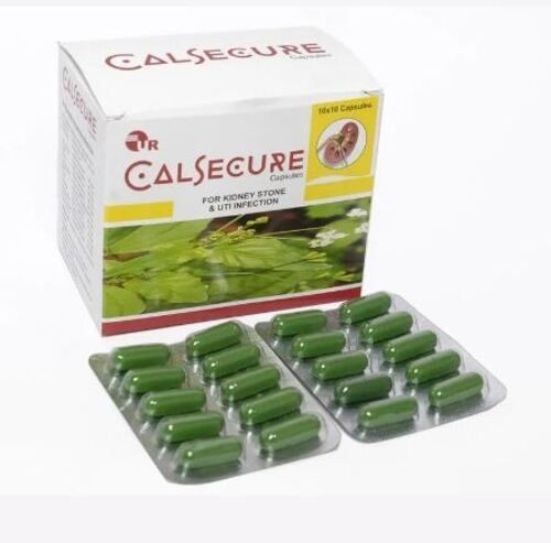 Ayurvedic Kidney Stone Capsule, Pack Of 10 X 10 Capsule  Cool And Dry Place