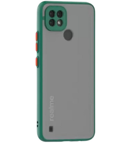 C21Y के लिए काला और हरा हल्के वज़न का त्वचा के अनुकूल सिलिकॉन मोबाइल कवर