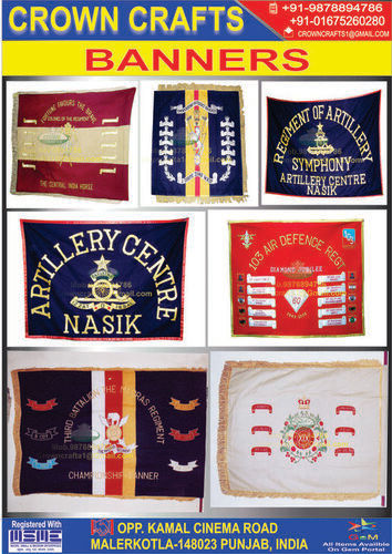 Seamless Finish Embroidery Banners Application: Household