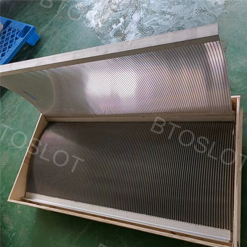 Bopp Stainless Steel Wedge Wire Curved Bend Screen Sieves