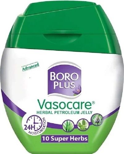 Safe To Use Vasocare Smooth Texture Super Herbs And Herbal Petroleum Jelly For All Skin Types 