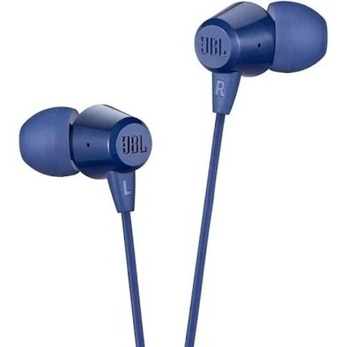 Blue 1.2 Meters Long 2.5Mm Jack Plastic And Rubber Body Earphone