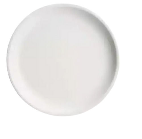 11 Inches, Plain Round Poly Vinyl Chloride Plastic Plate For Events And Parties