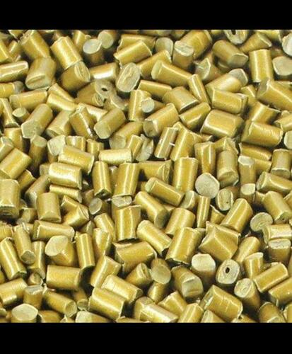 2-4 mm Size Metallic Gold Plastic Masterbatches for Plastic Industry