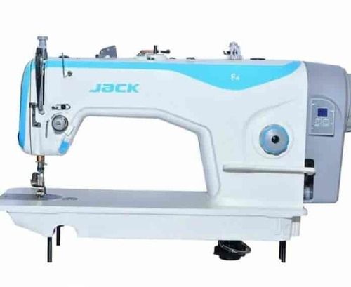 High Quality 250 W White And Blue Jack Sewing Machine, Dimension 24 X 55 X 64 Cm