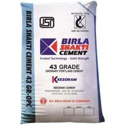 50 Kilograms, 43 Grade Acid Proof Rapid Hardening Ordinary Portland Cement