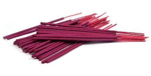 Pink 9 Inches Long And 20 Minutes Burning Time Long Lasting Rose Fragrance Incense Stick