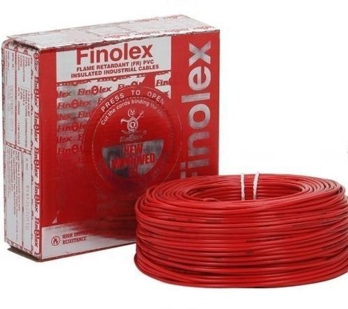 Red 90 Meter Single Core Fr Pvc Insulated Cooper Wire For Multi Usage