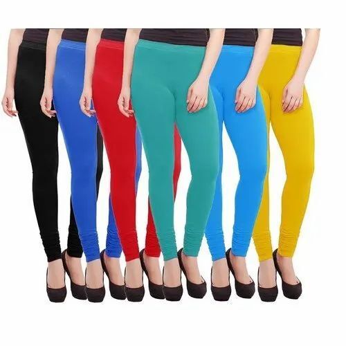 Straight Fit Cotton Lycra Office Wear Plain Leggings, Size: Free Size at Rs  160 in Surat