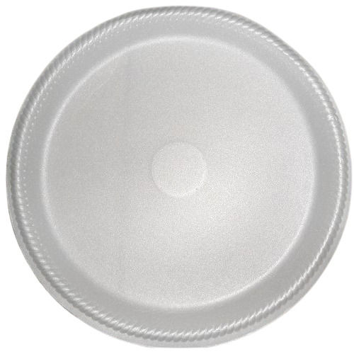 Lightweight And Recyclable Round Plain Disposable Thermocol Plate