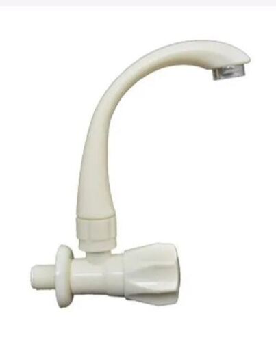 सफेद हल्का और टिकाऊ पॉलीविनाइल क्लोराइड बॉडी सिंक टैप