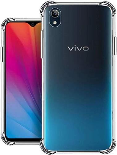 Rectangular Waterproof Silicone Dual Protection Transparent Mobile Cover For Vivo Y91I Design: Bar