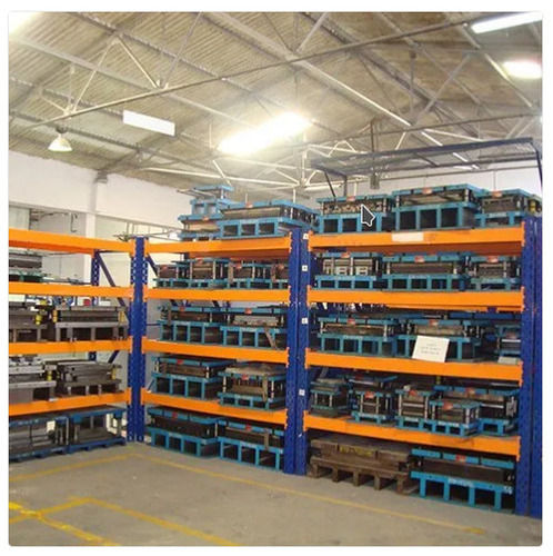 Polishing Upto 10 Feet Mild Steel Storage Rack For Industrial Use