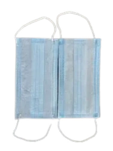 17.5*0.3 Cm Rectangular Non-woven Surgical Disposable Cotton Face Mask