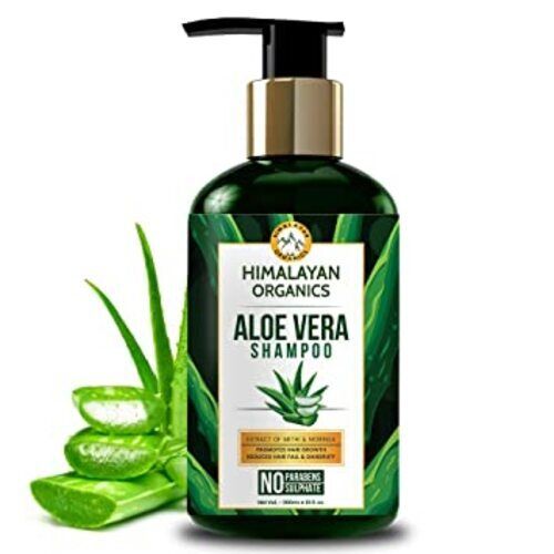 Green 300 Ml Anti-Dandruff And Reduce Hair Fall Aloe Vera Shampoo