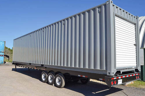 4-5 Ton Capacity Container Trailer For Industrial Use