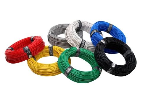 Silver Crack Free And Durable Electric Pvc Copper Cable