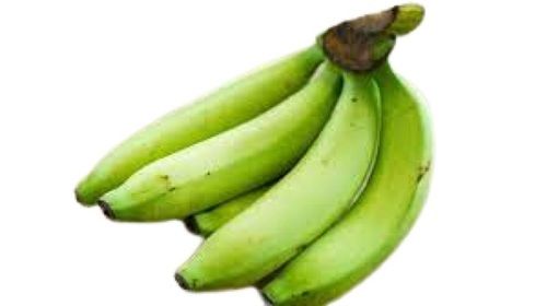 Long Curved Shaped Highly Nutritious Raw Green Banana