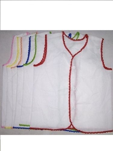 Multi Color Sleeveless Plain Pattern Cotton Washable Vest For Unisex