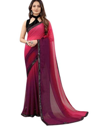 Plain Georgette Saree In Varanasi (Banaras) - Prices