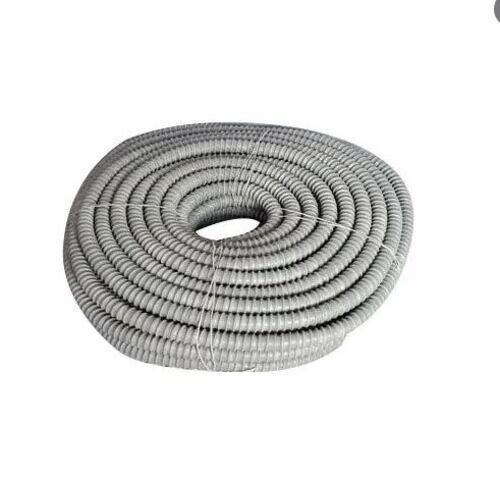 Grey 18 Meter Long 3 Mm Thick Seamless And Durable Pvc Flexible Pipe 