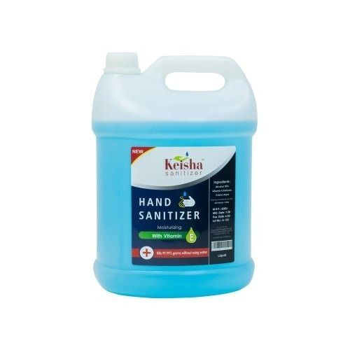 5 Liter, Kills 99.9% Germs And Viruses Liquid Hand Sanitizer