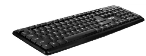 Multimedia Keyboard - ABS Plastic, 44 x 13.5 x 3.5 cm, Black | Ergonomic Design, Dust-proof, Waterproof, Quiet Operation