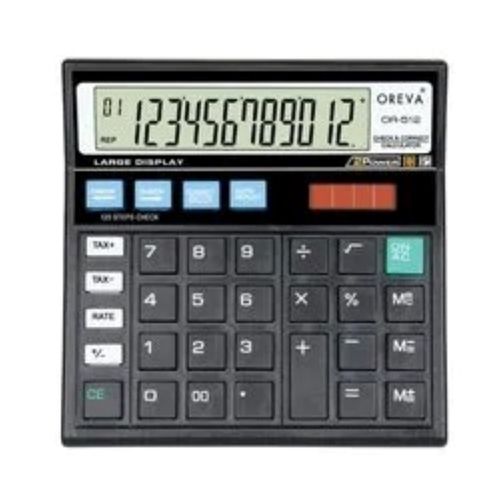 Black High Dimensional Stability Standard Size Basic Calculator 