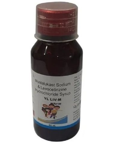 60 Ml, Montelukast Sodium & Levocetirizine Hydrochloride Syrup General Medicines