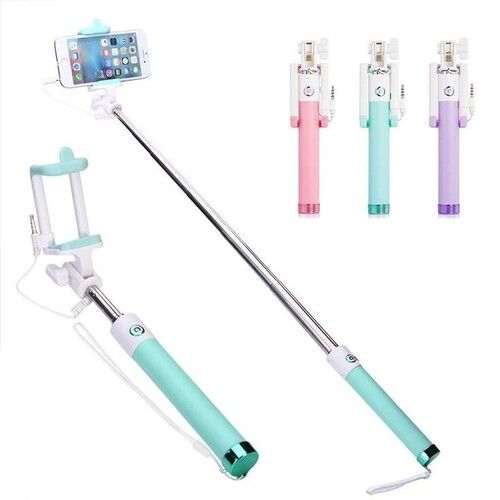 Multi Color Portable And Durable Plastic Selfie Stick For Mobiles Phones