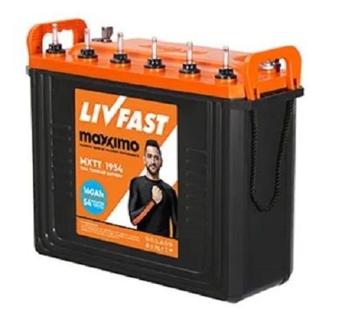 Portable And Lightweight Livfast Maximo Tubular Batteries, 160 Ah Capacity