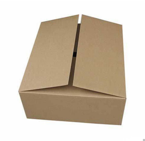 Rectangular Plain Kraft Paper Corrugated Shoe Box