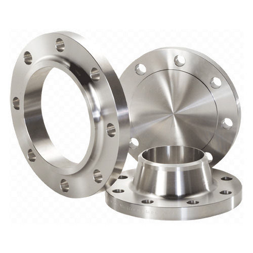 Silver Polished Round Alloy Steel Flanges For Automobiles Industry