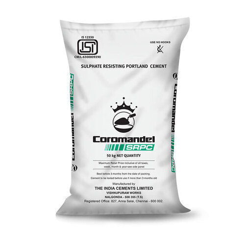 Sulphate Resisting Portland Cement Coromondel Cement 50 Kg Net Quantity