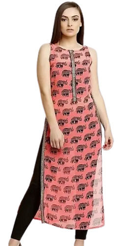 Chiffon kurti clearance designs