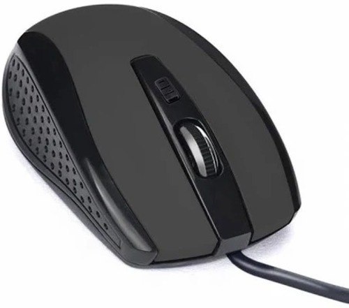 Optical Usb Wired Computer Mouse - Abs Body, 15.24x6.99x14.99cm, Black | High-precision Sensor, Comfortable Grip, Mini Design, Versatile Surface Compatibility