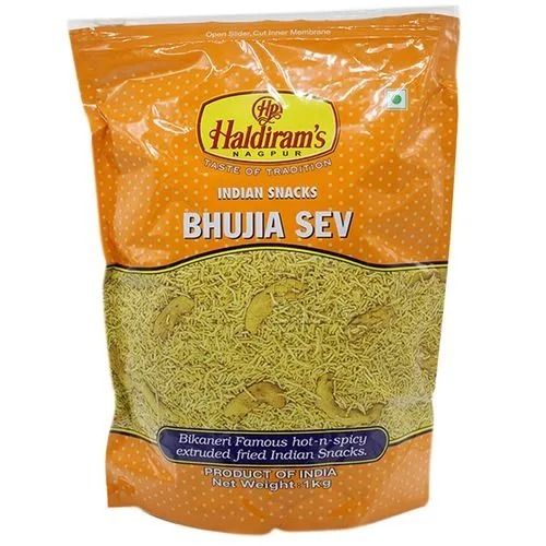 1 Kilogram Spicy And Delicious Food Grade Crunchy Fried Bhujia Sev Namkeen