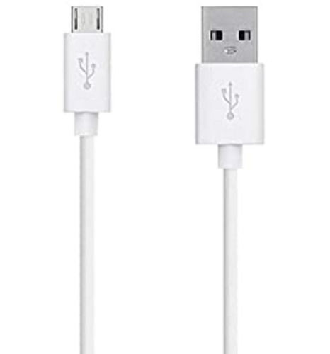 White 1 Meter Long Pvc Body Fast Charging And Data Transfer Usb Data Cable 