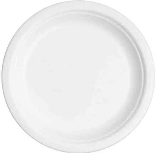 सिल्वर 8 इंच गोल हल्की और सादा डिस्पोजेबल थर्मोकोल प्लेट्स