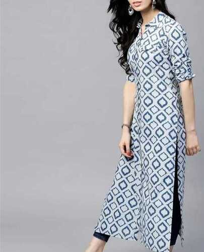 Various Ladies Half Sleeve Designer Kurti at Best Price in Bengaluru | Ms.  Noor
