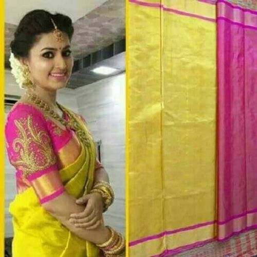 Buy Uppada Pattu Sarees Silk Saree Big Border Saree Free Shipping Pattu  Saree With Running Blouse Indian Gift Wedding Saree Women Bridal Saree  Online in India - Etsy