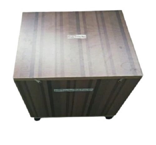 Brown 60X30X55Cm Provides Good Ventilation Inverter Trolley For Double Battery Inverter