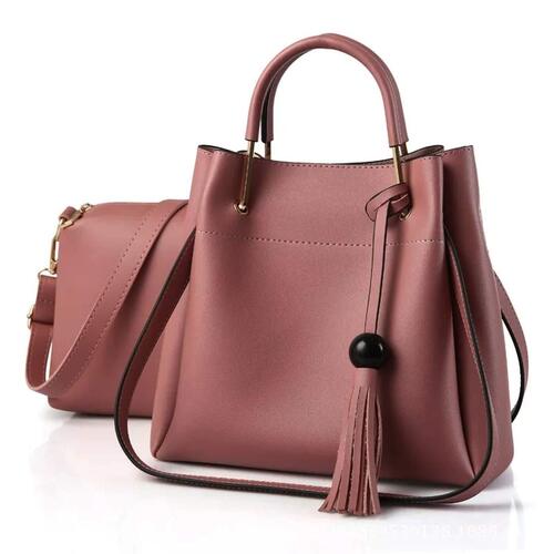 Fancy Design Leather Hand Bags For Ladies With Shoulder Hanging