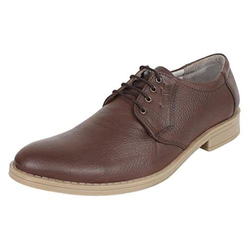 Formal Wear Brown Leather Mens Shoes, Sizes Available 6-9