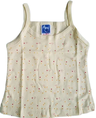 Multi Color Printed Pattern Sleeveless Cotton Material Vest For Baby Girl
