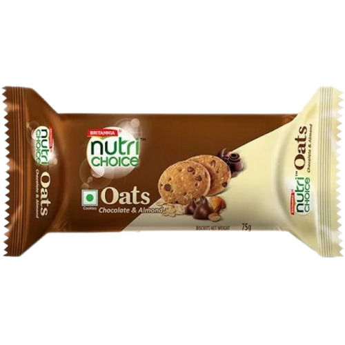 Nutri Choice Oats Chocolate And Almond Round Sweet Biscuit