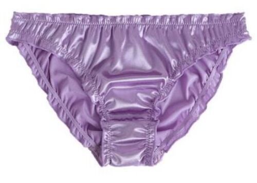 Purple Quick Dry Mid Waist Plain Hipster Nylon Panties For Ladies