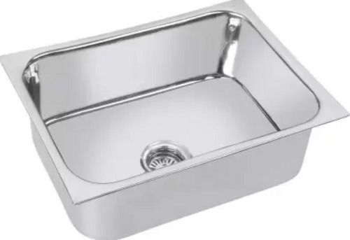 Rectangular Shape and Polished Finished Stainless Steel Wash Basin